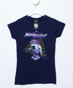 80's Style Metal Mickey Womens Fitted T-Shirt