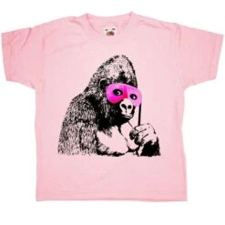 Banksy Gorilla Childrens T-Shirt -Everyday Tee Shirt Sales Store Banksy Gorilla Childrens T Shirt 8Ball 3261