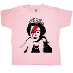 Banksy Lizzy Stardust Kids T-Shirt -Everyday Tee Shirt Sales Store Banksy Lizzy Stardust Kids T Shirt 8Ball 7895