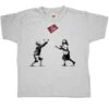 Banksy No Ball Games Kids T-Shirt