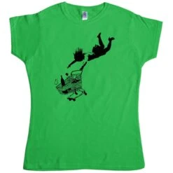 Banksy Shop Til You Drop Womens T-Shirt