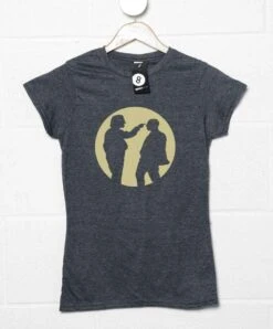 Bottom Spotlight Womens Fitted T-Shirt