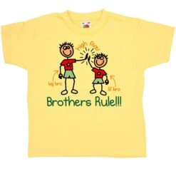 Brothers Rule T-Shirt -Everyday Tee Shirt Sales Store Brothers Rule Mens T Shirt 8Ball 3908
