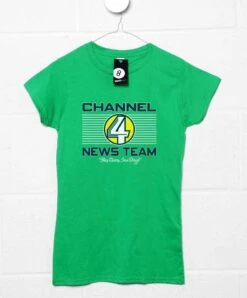Channel 4 News Team Fitted Womens T-Shirt