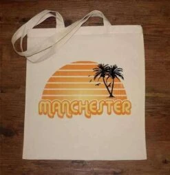 City Sunset Manchester Tote Bag