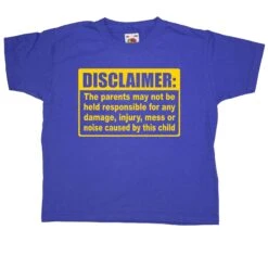 Disclaimer Childrens T-Shirt
