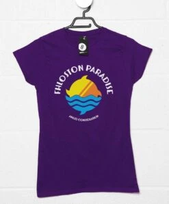 Fhloston Paradise Logo Fitted Womens T-Shirt