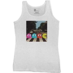 Funny Women's Vest Pac-Man Abbey Road -Everyday Tee Shirt Sales Store Funny Women s Vest Pac Man Abbey Road 8Ball 9333