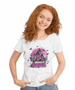 Gothic Barbie Dream House Adult Oversize Black Or White T-Shirt