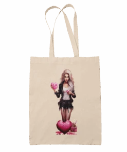 Gothic Heart Barbie Tote Bag