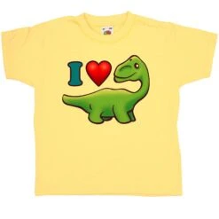 I Heart Dinosaurs Kids T-Shirt