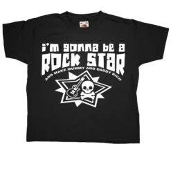 I'm Gonna Be A Rock Star Childrens T-Shirt