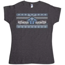 Knitted Jumper Style Bttf Womens T-Shirt -Everyday Tee Shirt Sales Store Knitted Jumper Style Bttf Womens T Shirt 8Ball 5875