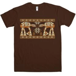 Knitted Jumper Style Snow Walkers T-Shirt -Everyday Tee Shirt Sales Store Knitted Jumper Style Snow Walkers T Shirt For Men 8Ball 2521