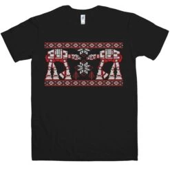 Knitted Jumper Style Snow Walkers T-Shirt -Everyday Tee Shirt Sales Store Knitted Jumper Style Snow Walkers T Shirt For Men 8Ball 3980