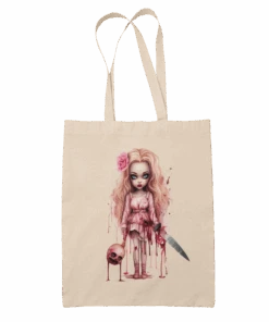 Murderous Gothic Barbie Tote Bag