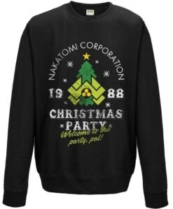 Nakatomi Christmas Party Sweatshirt -Everyday Tee Shirt Sales Store Nakatomi Christmas Party Unisex Sweatshirt 8Ball 921
