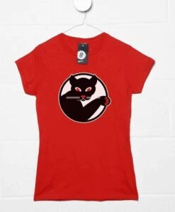 Pussycat Womens Fitted T-Shirt As Worn By Kim Gordon