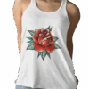 Rose Tattoo Design Adult Womens Vest Top