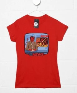 Steven Rhodes Breaking News Womens Fitted T-Shirt