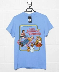 Steven Rhodes Let's Summon Demons T-Shirt -Everyday Tee Shirt Sales Store Steven Rhodes Let s Summon Demons Graphic T Shirt For Men 8Ball 6978