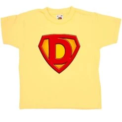 Super Hero D Childrens T-Shirt