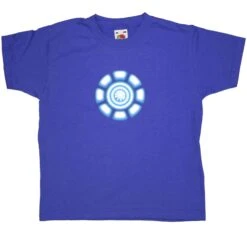 Tony Stark Power Coil Chest Kids T-Shirt