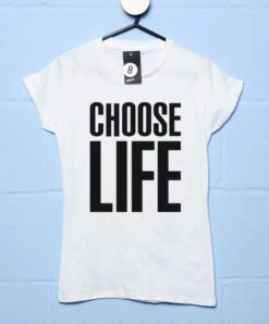 Wham Choose Life Womens Fitted T-Shirt